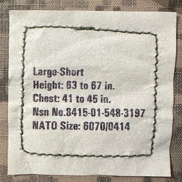 US Combat Jacket NWT - Picture 7 of 7